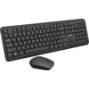 Wireless combo set,Wireless keyboard with Silent switches,105 keys,BG layout,optical 3D Wireless mice 100DPI black