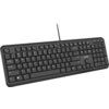 wired keyboard with Silent switches ,105 keys,black, 1.5 Meters cable length,Size 442*142*17.5mm,460g,BG layout