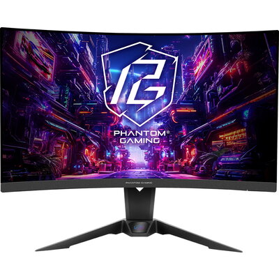 Монитор Asrock PG27QRT2A Curved Gaming - 27" QHD VA 180Hz