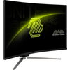 MSI MAG 325CQRXF E2 Gaming Monitor, 31.5" 240Hz, WQHD (2560x1440) 16:9, Rapid VA, 0.5ms, 300nits, 3500:1, 178/178, AMD Free