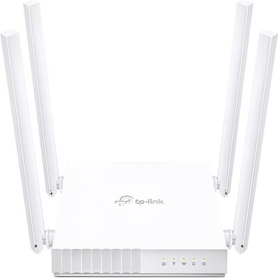 AC750 Wireless Dual Band Router, 433 at 5 GHz +300 Mbps at 2.4 GHz, 802.11ac/a/b/g/n, 1 port WAN 10/100 Mbps + 4 ports LAN 10/10