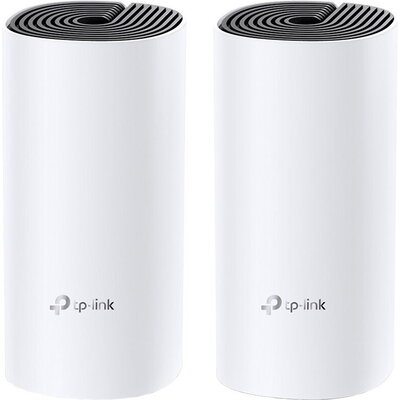 TP-Link Deco M4 (2-pack) AC1200 Whole-Home Mesh Wi-Fi System,Qualcomm CPU,867Mbps at 5GHz+300Mbps at 2.4GHz,2 Gigabit Ports, 2 i