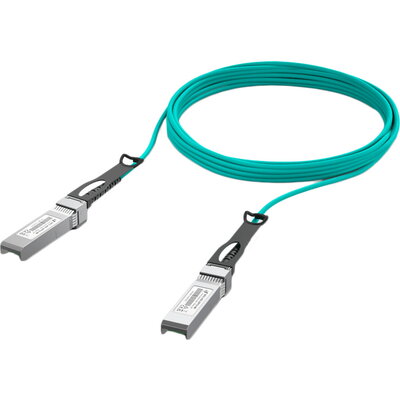 Ubiquiti UACC-AOC-SFP10-5M 10G Long-Range Direct Attach Cable, Supported data rates: 10 / 1 Gbps, Compatible with SFP+ and SFP i