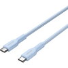 CANYON cable OnWire 60CL C-C 60W COLOR Braided 1m Light Blue