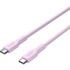 CANYON cable OnWire 60CL C-C 60W COLOR Braided 1m Pink