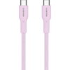 CANYON cable OnWire 60CL C-C 60W COLOR Braided 1m Pink