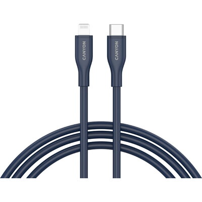 CANYON cable CLNM60 C-L 60W MFI 1m Silicon Blue