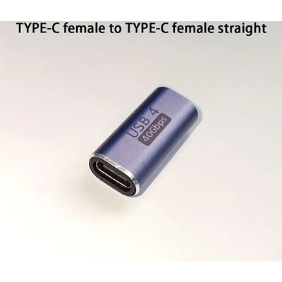 Adapter USB C-C, F/F, 40Gbps QC100W