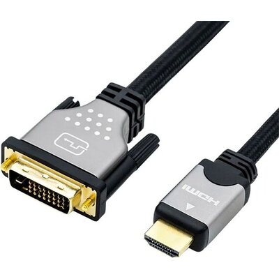 Cable DVI M - HDMI M, 2m, 4K, Roline 11.04.5871