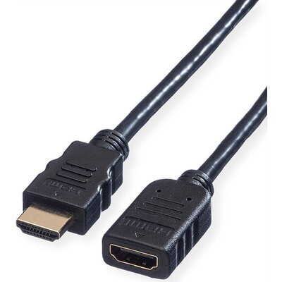 Roline Value Cable HDMI M-F, v1.4, 1m