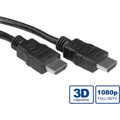 Кабел Roline HDMI M-M, v1.4, 10m, Value