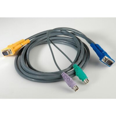 Cable KVM 1xHD15M/M, 2xPS2M/M,3m,Value 11.99.5502