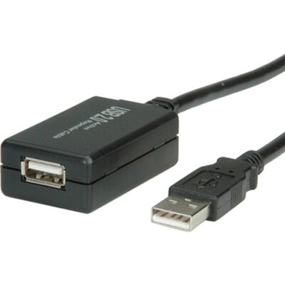 Cable USB2.0 A-A M/F+Repeater,12m, 12.99.1110