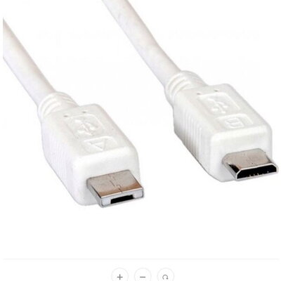 Roline Cable USB2.0 Micro A-Micro B, M/M, 1.8m