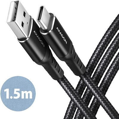 AXAGON HQ USB-C <> USB-A cable 1.5 m