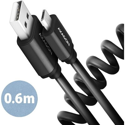 AXAGON Cable USB2 A-Micro B,M/M,0.6m
