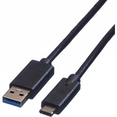 Roline Cable USB-A to USB-C, M/M, 0.5m