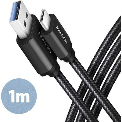 AXAGON SPEED USB-C <> USB-A cable 1 m