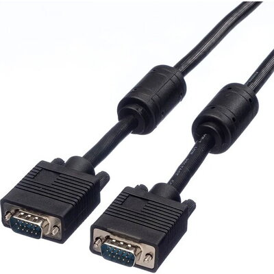 Roline Cable VGA w/Ferrit 15M/15M, 10m
