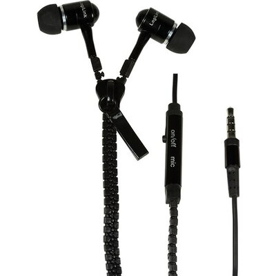 Logilink Earphones Zipper, Remote, Mic