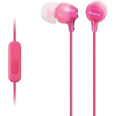 Слушалки Sony Headset MDR-EX15AP pink