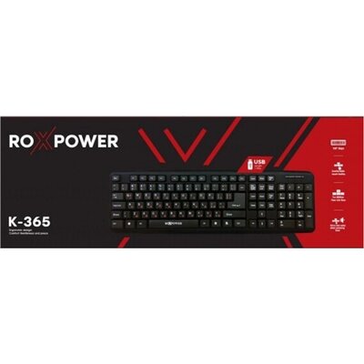 Keyboard Roxpower K-365, Black
