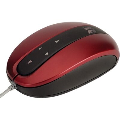 Mouse Modecom MC-802, TouchPad, Black/Red