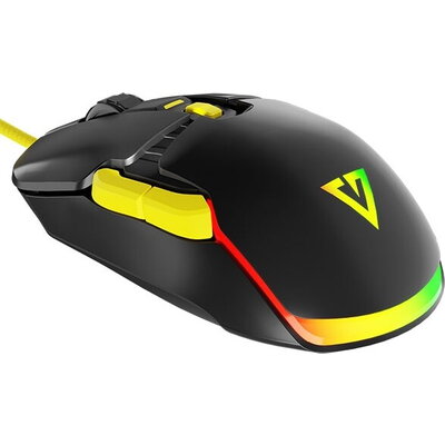 Mouse Modecom Volcano Jager RGB Gaming, Black