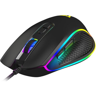 Mouse Modecom Volcano Veles RGB Gaming, Black