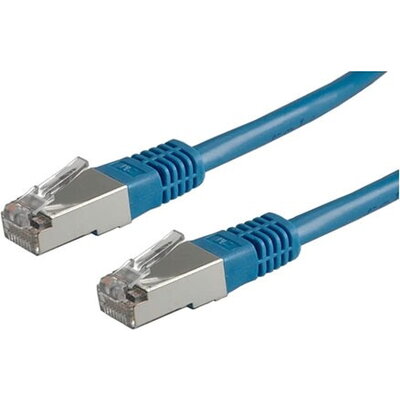 Roline Patch cable FTP Cat. 5e 0.5m, Blue