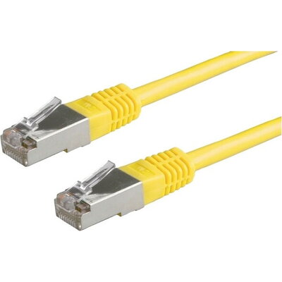 Roline Patch cable FTP Cat. 5e 1m, Yellow