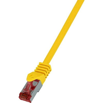 Patch cable S/FTP Cat.6 0.5m, Yellow, CQ2027S