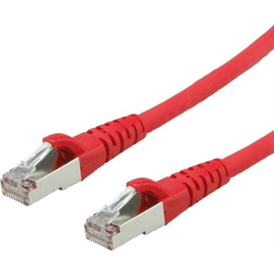 Patch cable S/FTP Cat.6 10m, Red, 21.15.1180