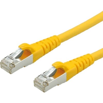 Patch cable S/FTP Cat.6 1m, Yellow, 21.15.1191