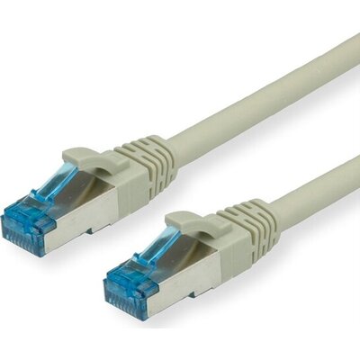 Patch cable S/FTP Cat.6a 0.5m, Grey, 21.99.0860