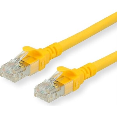 Patch cable S/FTP Cat.6a 1m, Yellow, 21.15.1931