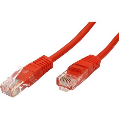 Patch cable UTP Cat. 5e 10m, Red 21.15.0421