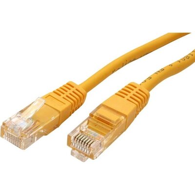 Patch cable UTP Cat. 5e 10m, Yellow 21.15.0422