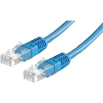 Roline Patch cable UTP Cat. 6 1m, Blue