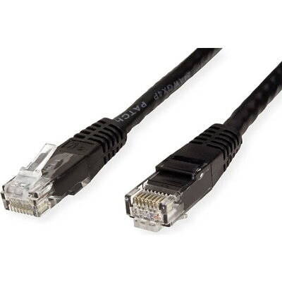 Roline Patch cable UTP Cat. 6 - 5m, Black