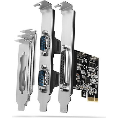 AXAGON PCEA-PSN - PCIe 1× paralel + 2× serial