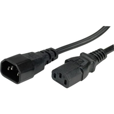 Power cable C14 to C13 extension, 3m, OEM