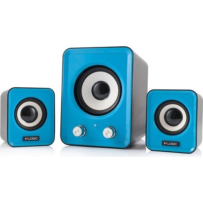 Speaker Logic LS-20 Blue, 2.1 11W, USB Powered