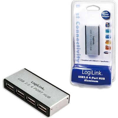 USB HUB 4xUSB2.0, Ext. power, LogiLink UA0003