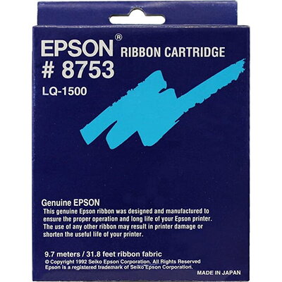 ЛЕНТА ЗА МАТРИЧЕН ПРИНТЕР EPSON LQ 1500 - Black 8753