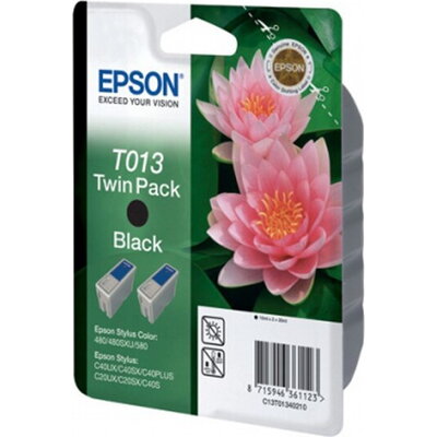 КОМПЛЕКТ 2 ГЛАВИ ЗА EPSON STYLUS COLOR 480/580 - Black - TWIN PACK - T013402 - A