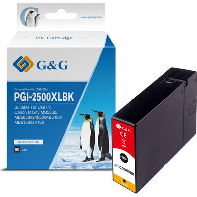 ГЛАВА ЗА CANON MAXIFY MB 5350/5050/IB 4050 - Black - ink cartridge - /2500/ - PGI-2500XLBK (PGI2500XLBK) - 9254B001 - P№ NP-C-25