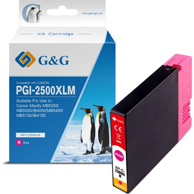 ГЛАВА ЗА CANON MAXIFY MB 5350/5050/IB 4050 - Magenta - ink cartridge - /2500/ - PGI-2500XLM (PGI2500XLM) - 9266B001 - P№ NP-C-25