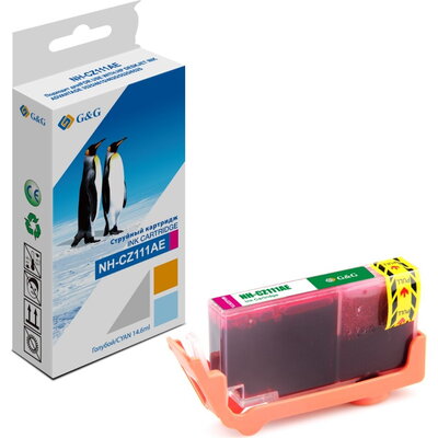 ГЛАВА ЗА HP Deskjet ink advantage 3525/4615/4625/5522/6525 - Magenta - /655/ - CZ111AE - P№ NP-H-0655M - G&G 