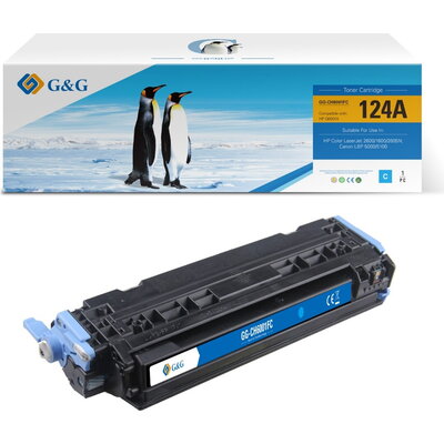 КАСЕТА ЗА HP - /124A/ - Q6001A / CRG707C (CRG-707C) - Cyan - NT-C6001FC - G&G